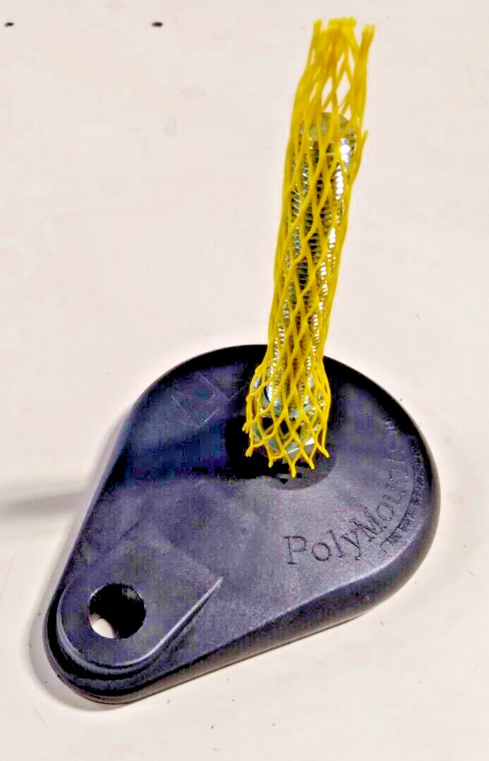 S & W PolyMounts TNYLB44 Level Mount, Swivel Stud, Nylon Base (Set of 4)