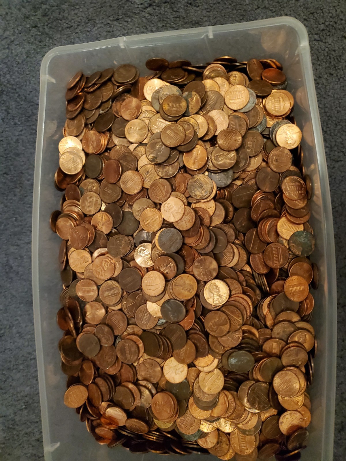 Bulk Lot 1,000 - 1982-2025 Lincoln Memorial / Shield Zinc Pennies