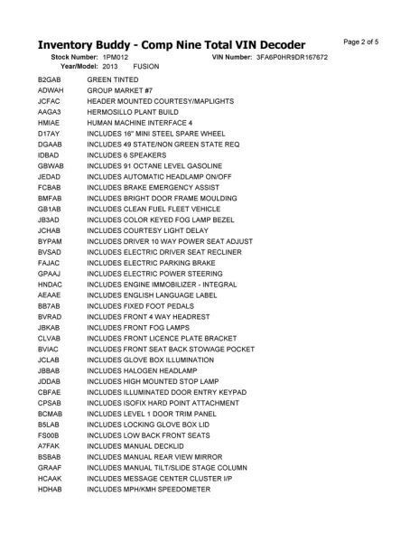 FUSION 2013 High Mounted Stop Light 1044673621