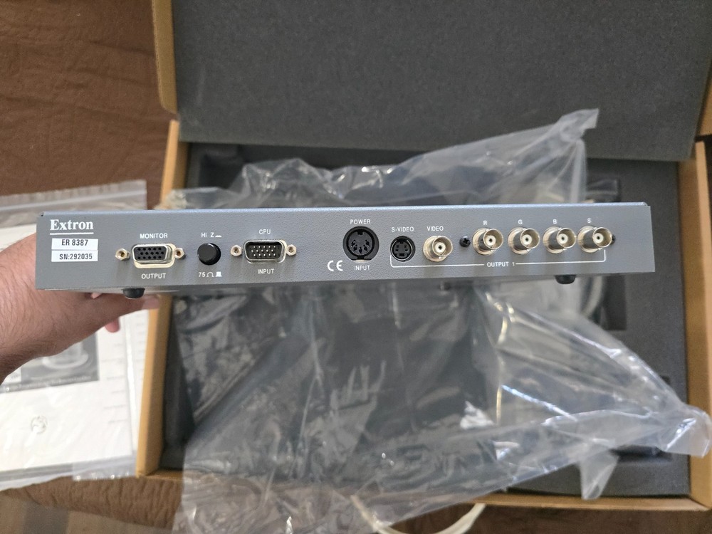 Extron Emotia Plus Video Processor Complete in Box CIB Retro Downscaler *RARE*