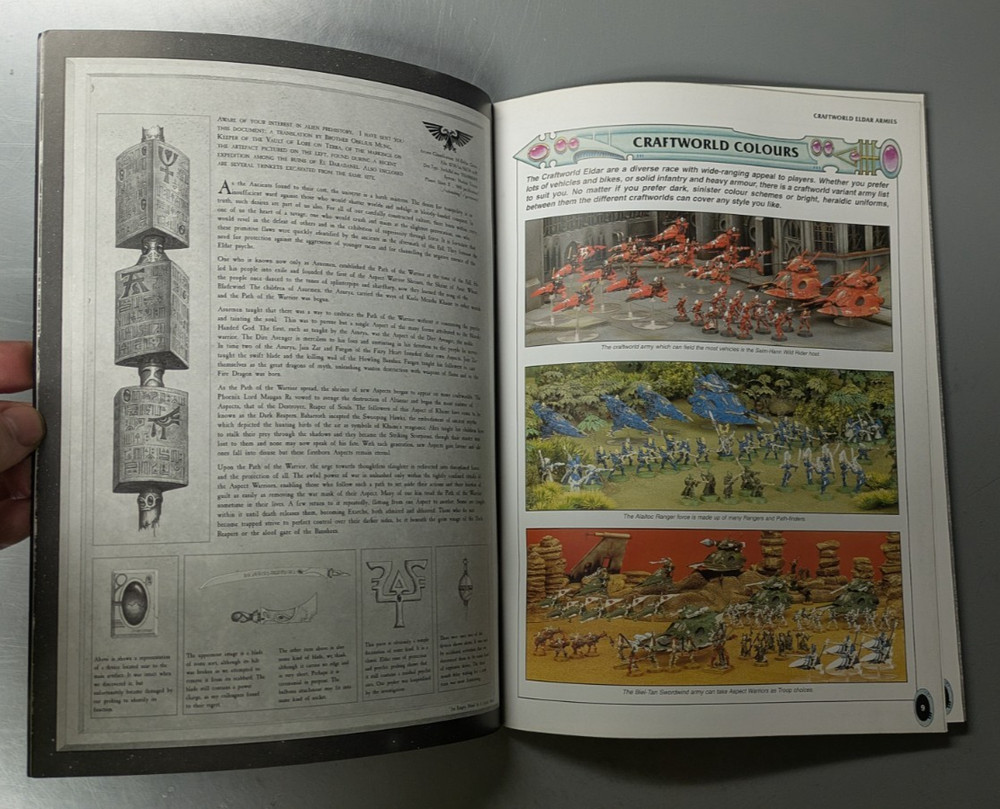 Codex Craftworld Eldar Supplement Softcover Warhammer 40,000 40K 3rd Ed Lot Set