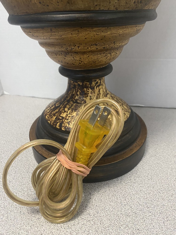 Painted Floral Urn Lamp