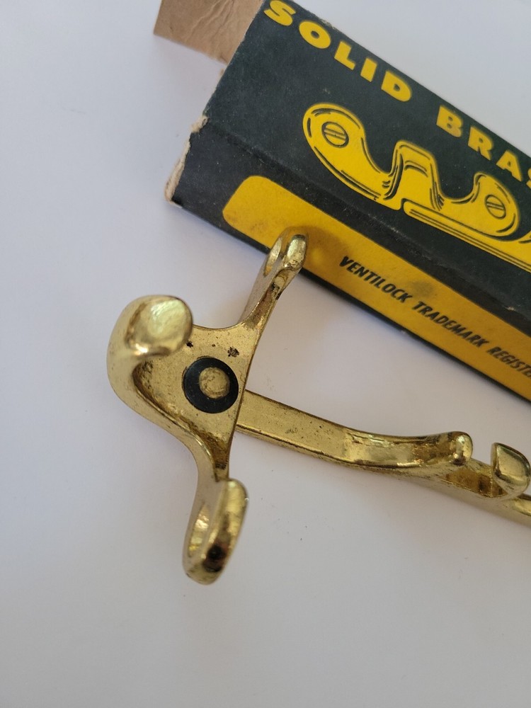 Vintage Slaymaker Ventilock No 37 Window Latch Lock Solid Brass