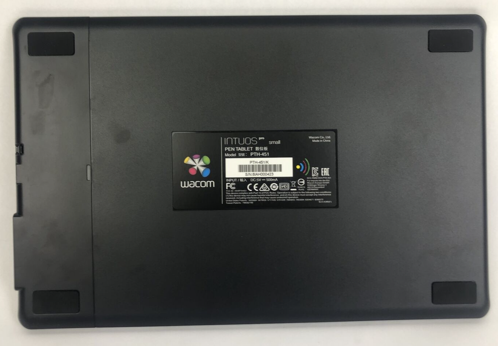 Wacom Intuos Pro Small PTH-451/K Graphics Drawing Tablet w/ Wireless Module Only