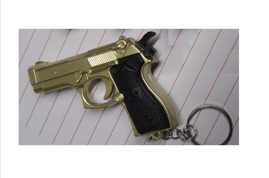 * 2023 Beretta M92 Mini Gun Laser Pointer, LED Flashlight Keychain - Cat *