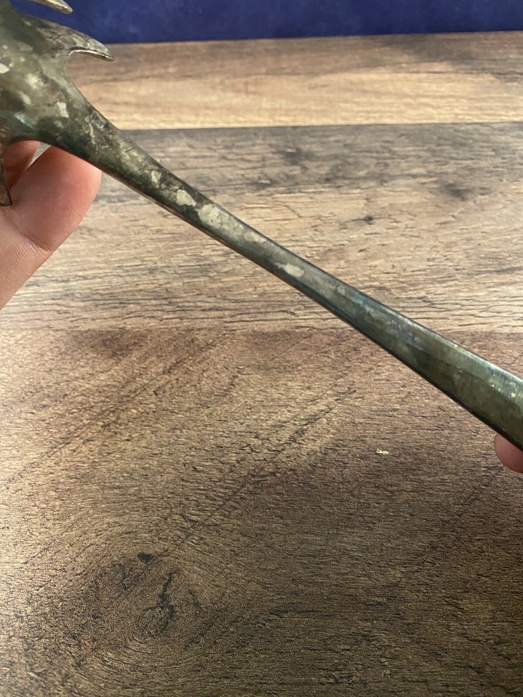 Spaghetti Pasta Server Silverplated Wrapped Vine Leaf Design Unknown Pattern