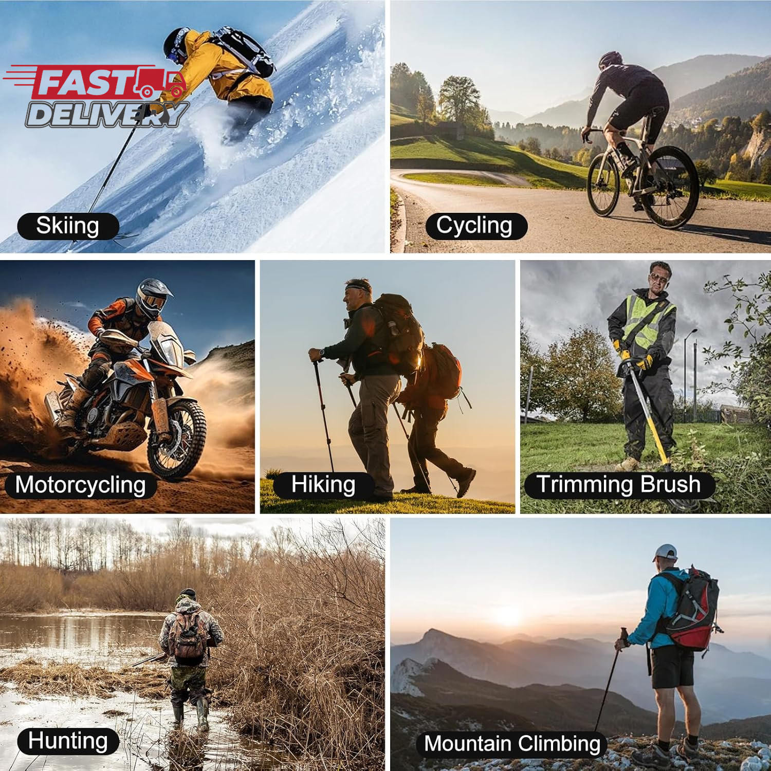 Waterproof Gators for Hiking Boots and Shoes Lightweight Adjustable Leg Gaiters