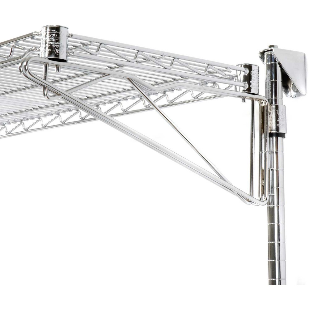 Nexel Additional Level for Wall Mount Wire Shelf Chrome 36"W x 14"D