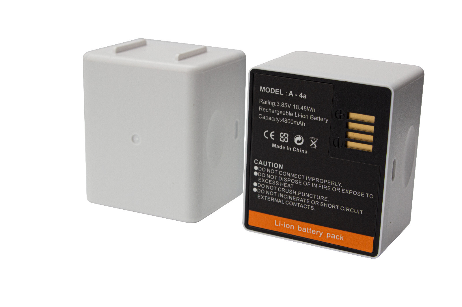 2-pack Batteries + Dual Battery Charger for Arlo Ultra, Pro 3/4 Security Camera