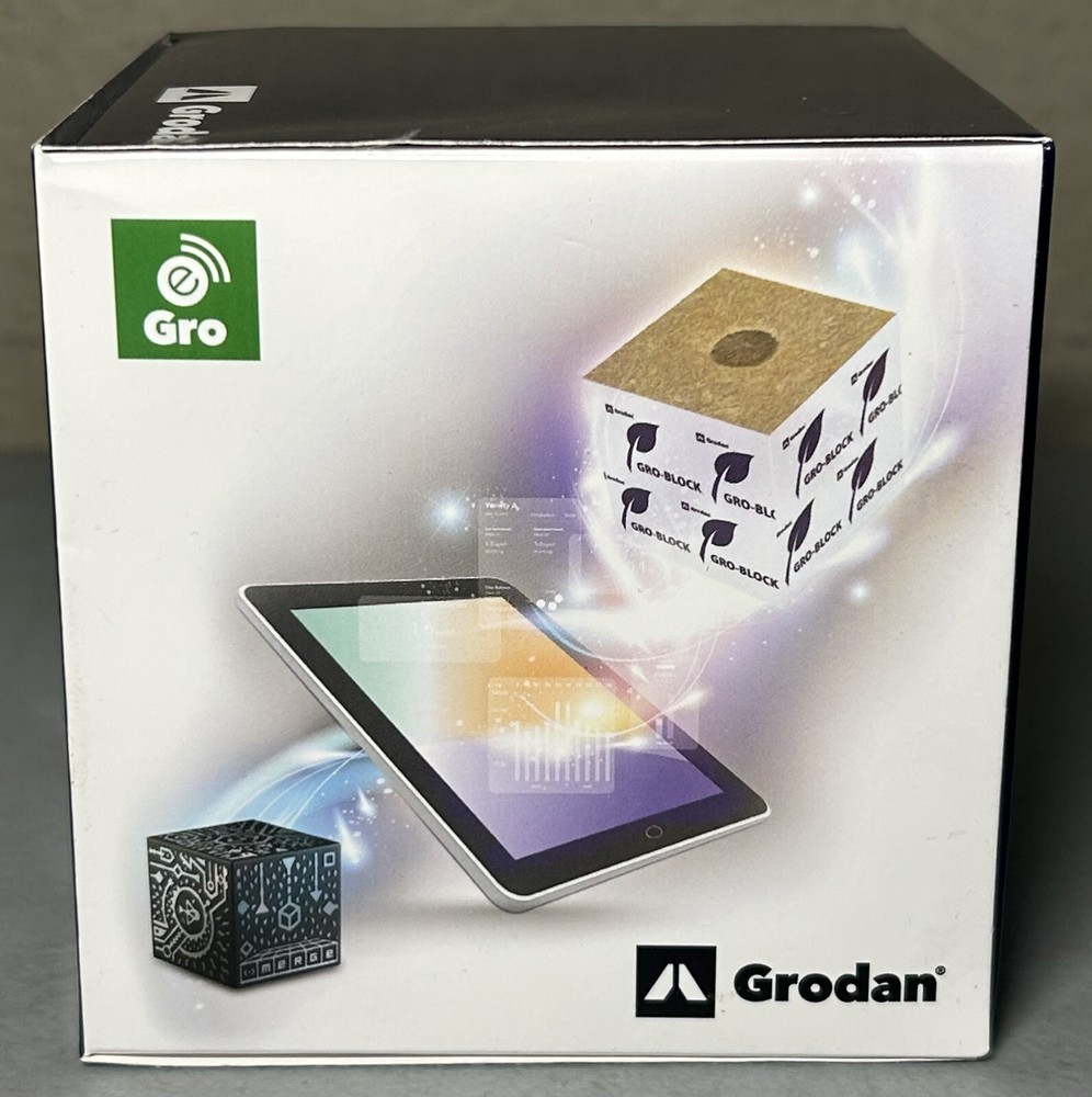 Grodan e-Gro Merge Cube Handheld Holographic Object Apple Droid Virtual Reality
