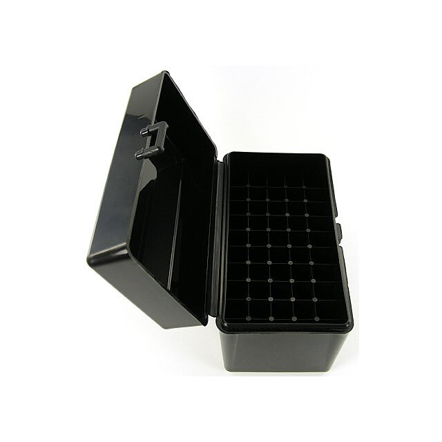 FSR Plastic Ammo Box Large Rifle 50 Rd Solid Black FS-110032