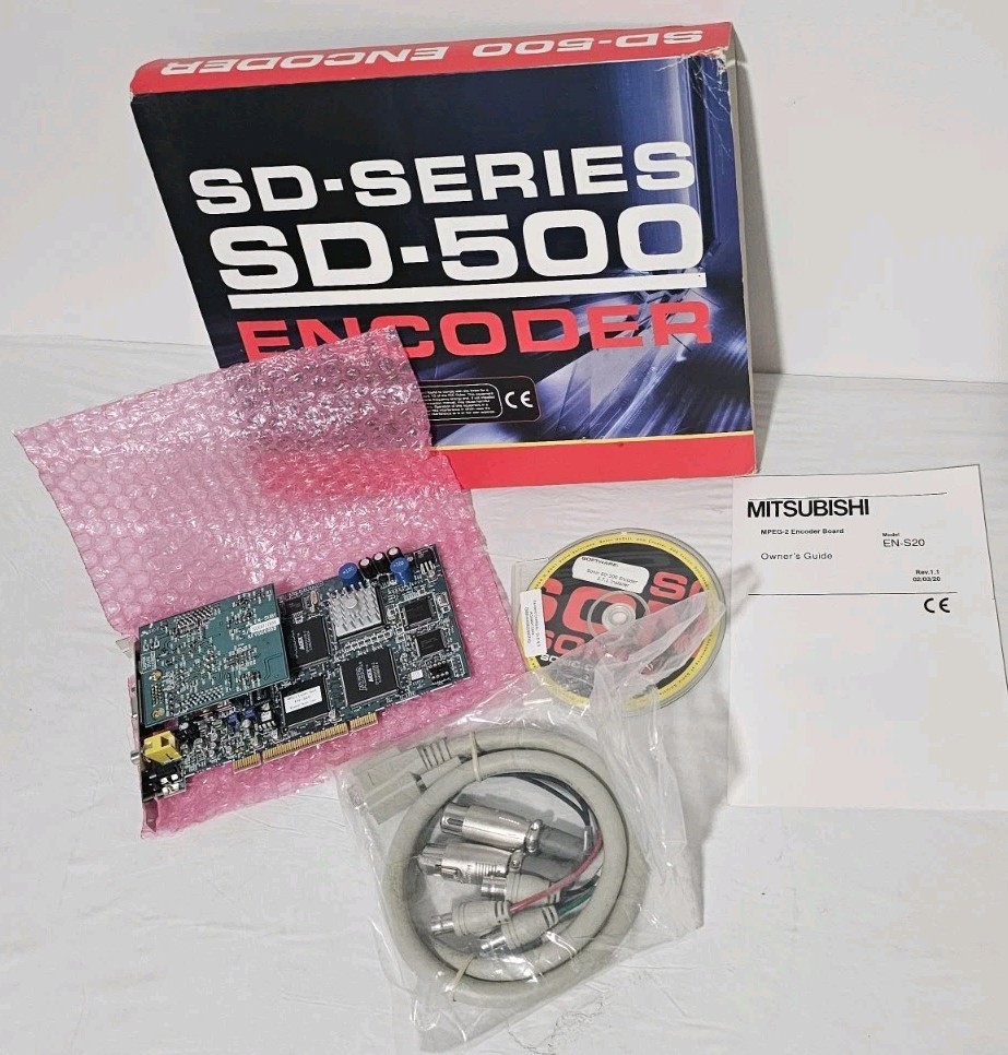 NEW Mitsubishi MPEG-2 Encoder Board Model EN-S20 DVD Program