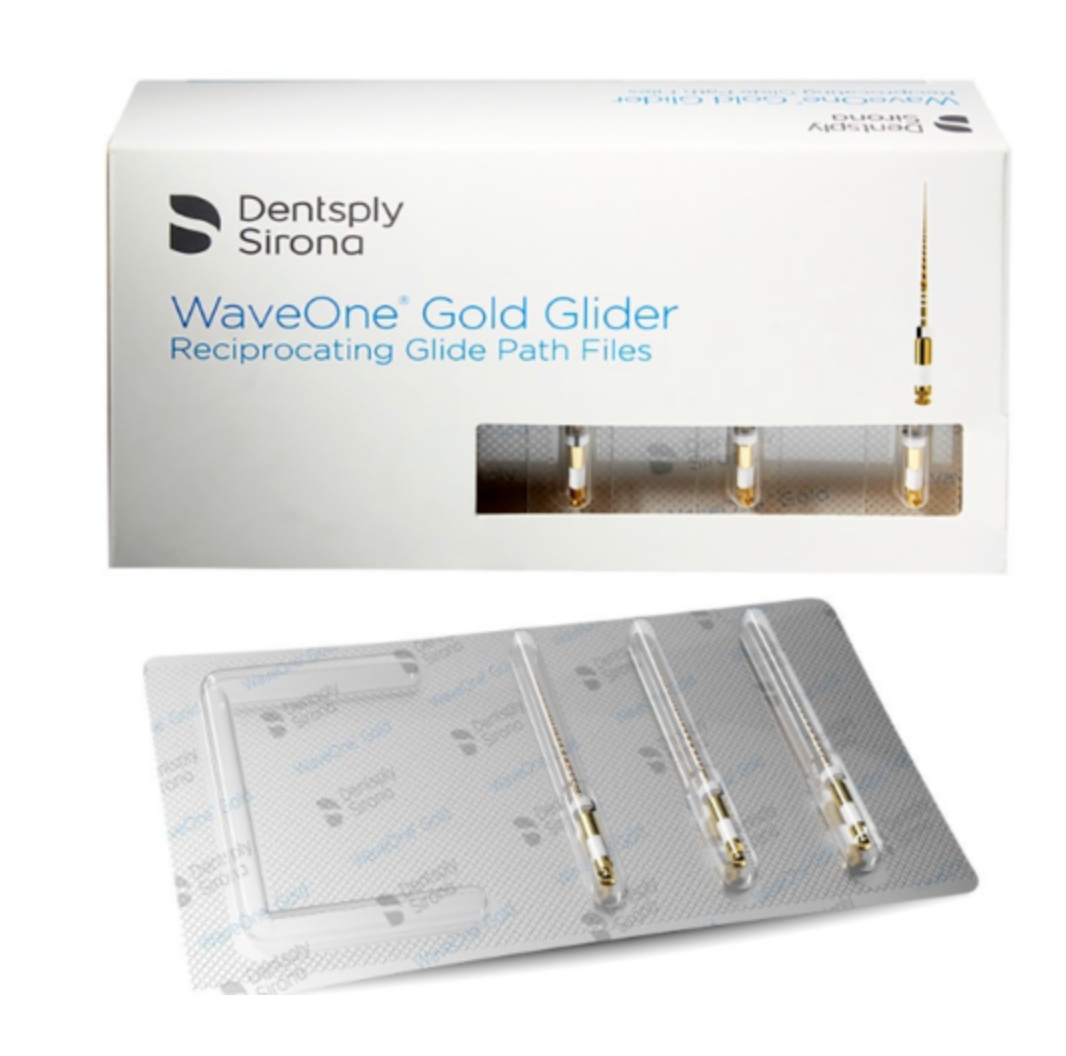 WAVE ONE Gold Glider (15.02) - DENTSPLY (3/pack) - All sizes ORIGINAL