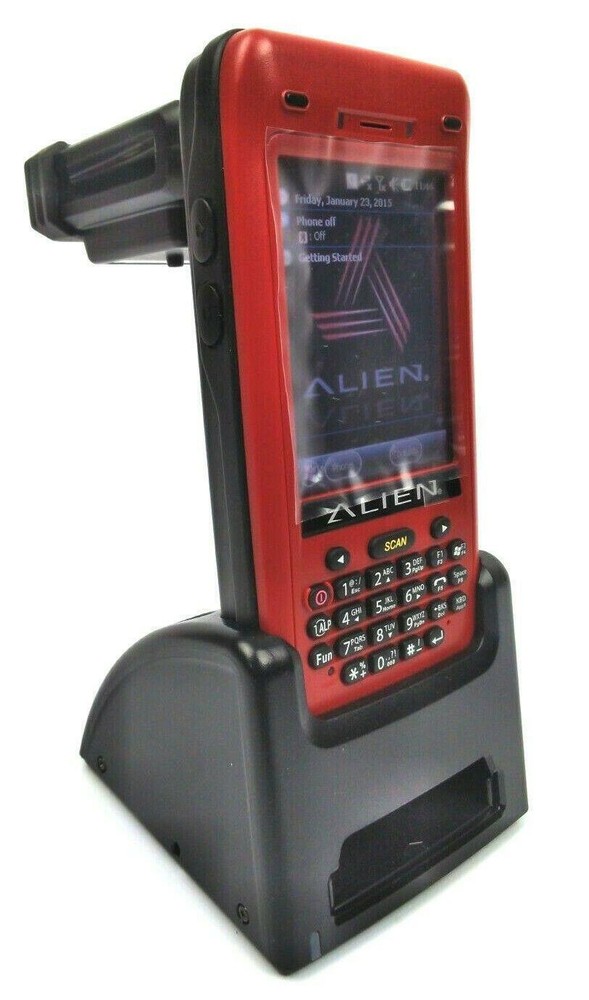 Alien ALH-9010 RFID Mobile Computer Handheld Reader with Cradle / Scan Handle