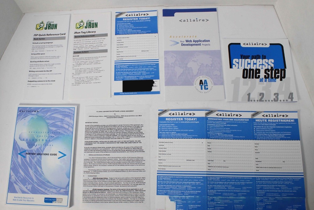 MACROMEDIA ALLAIRE JRUN JAVA APPLICATION SERVER 3.0