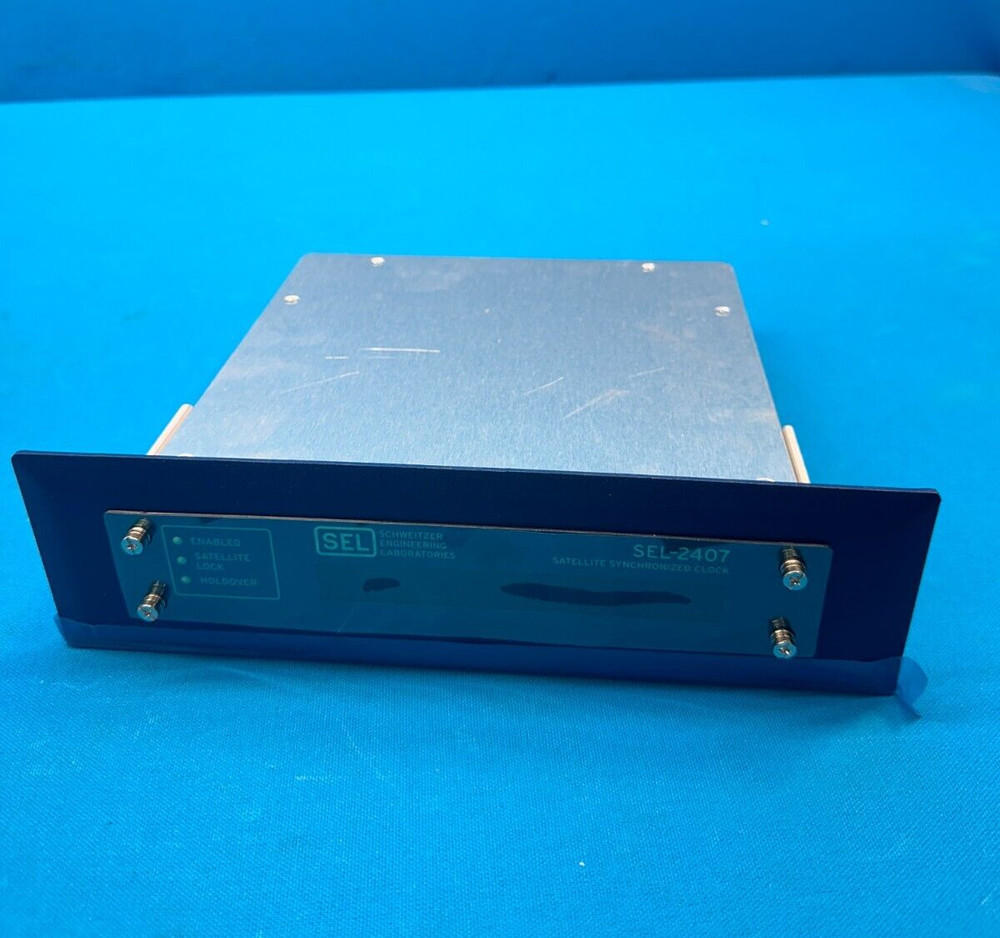 Schweitzer Engineering SEL-2407 Satellite Synchronized Clock 240700033