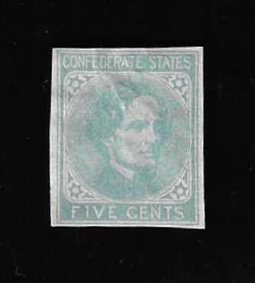 Confederate States of America #6 Fantsy Scott copy Jefferson Davis circa 1900
