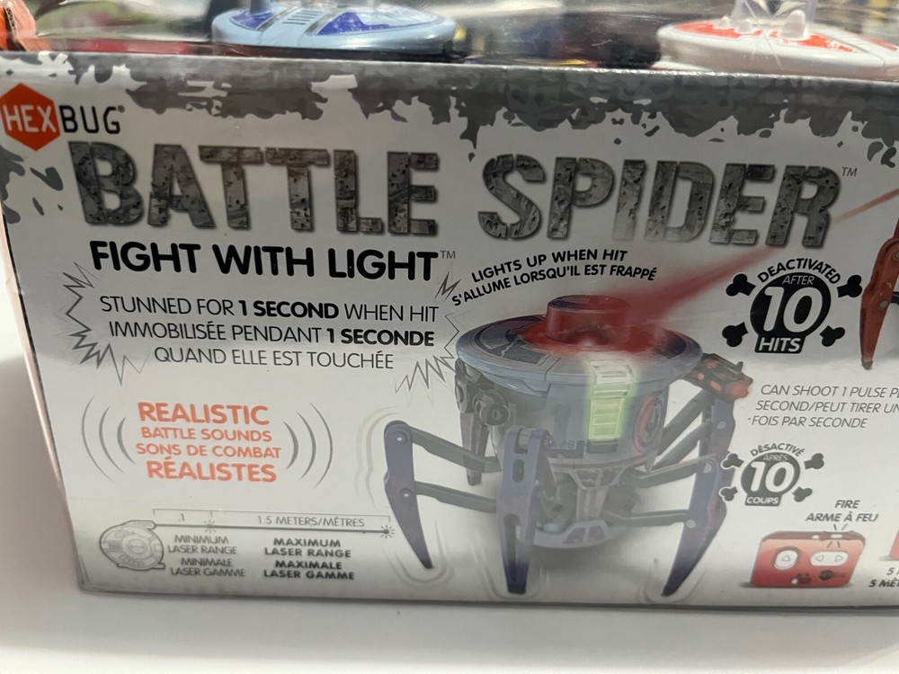 HEXBUG Battle Spider 2.0 Dual Pack Blue and Orange