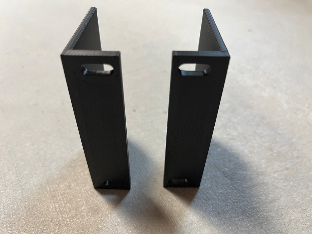 2 Pack - 2U 19" Network Rack Bracket Ears Universal Mount - 3D Printed
