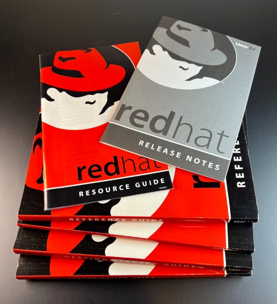 Red Hat Linux 7.1  - 6 book set - Excellent condition
