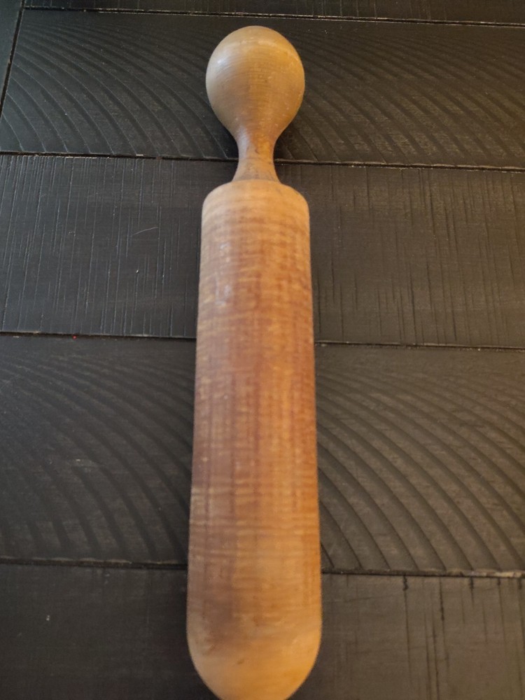 Vintage Solid Wood Straining Tool USA Usable Condition Decent Very Rare Unique