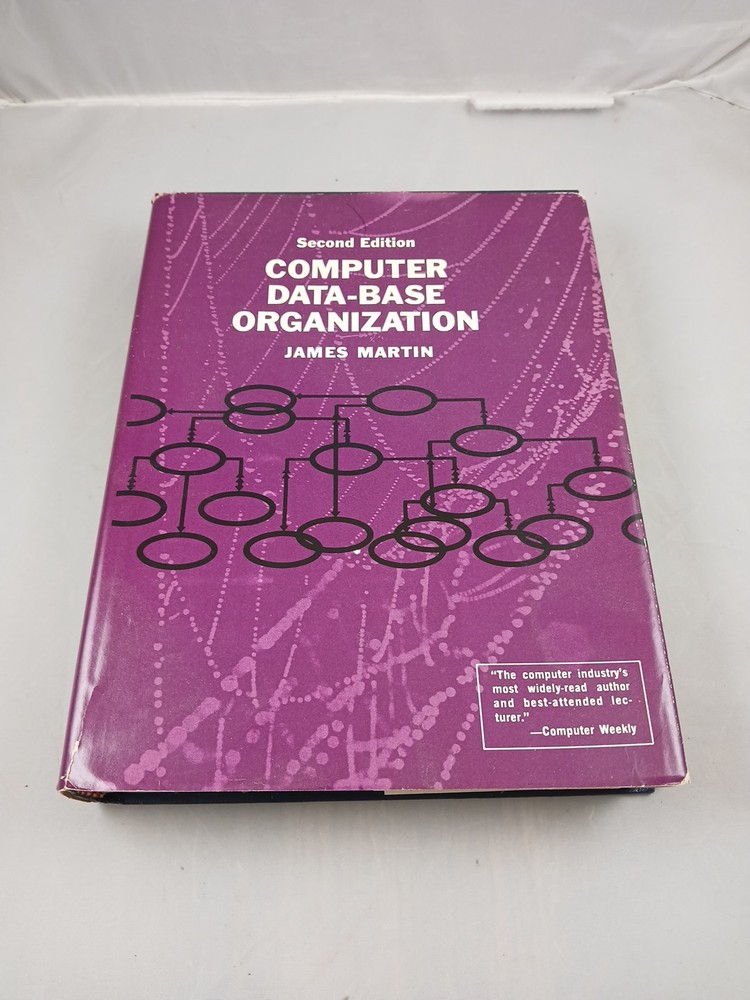 Computer Data Base Organization 1977 James Martin Vintage Computer