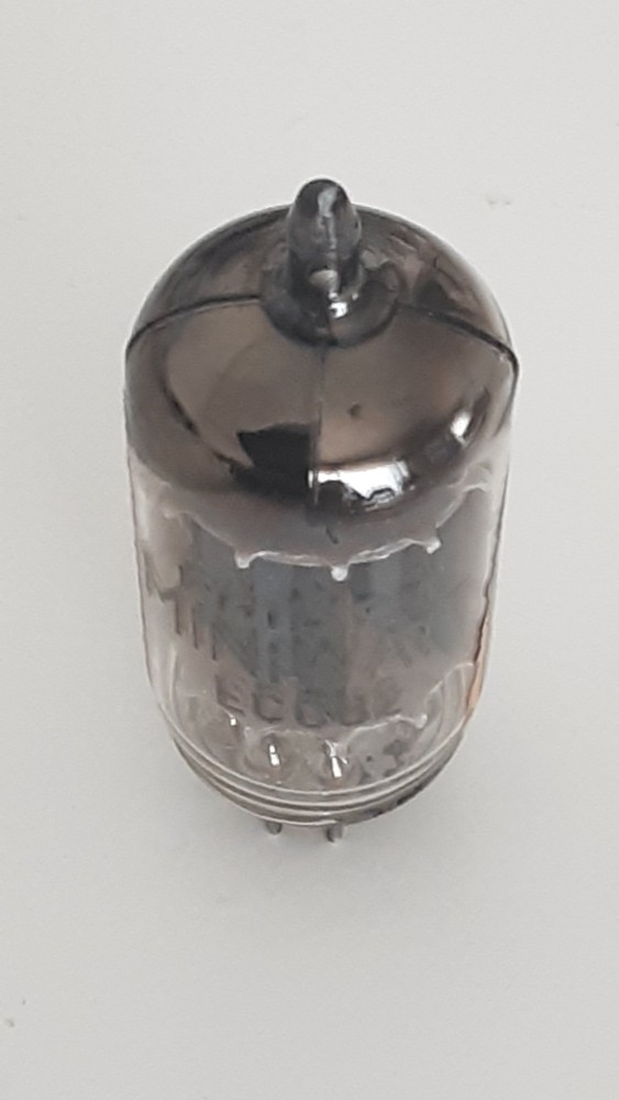 ECC82 / 12AU7 long plate whit D getter from Philips Miniwatt , 100% test .