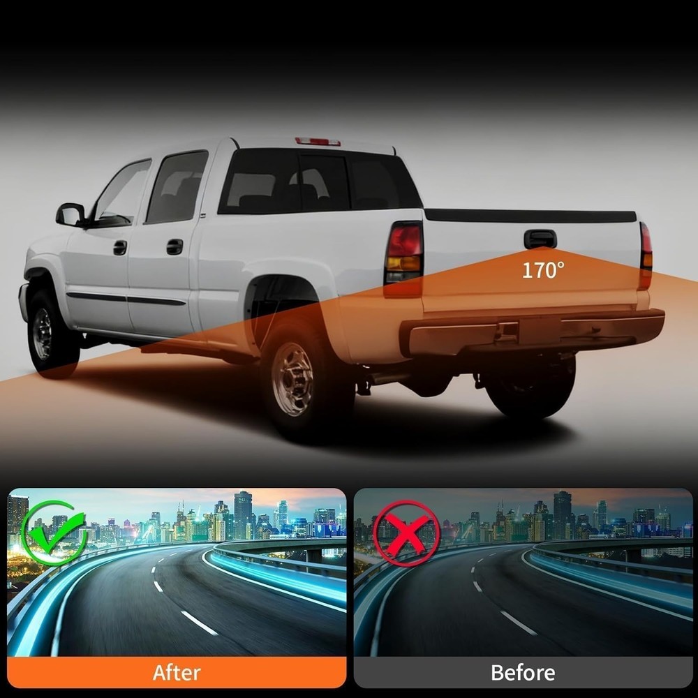GM Tailgate Handle Backup Camera for Silverado Sierra 1999-2007 Reversing HD ...