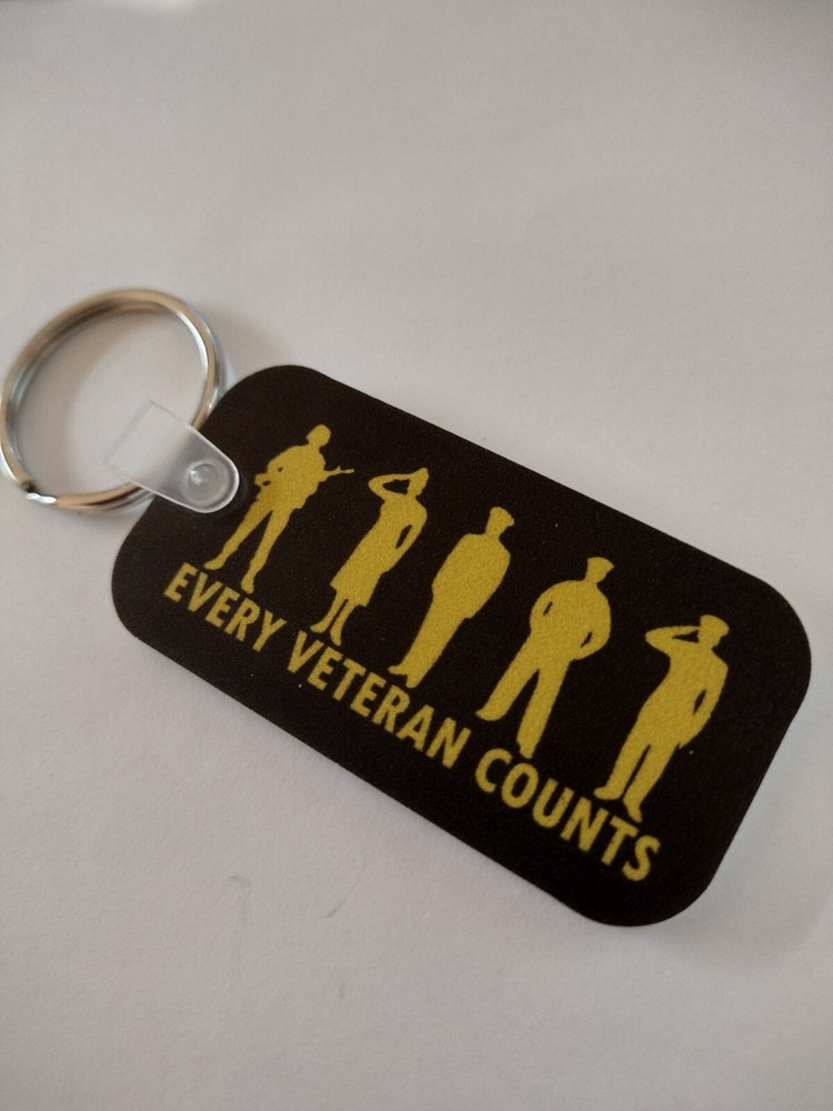 Every Veteran Counts Keyring