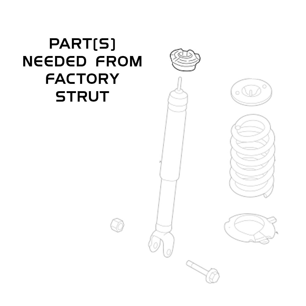 fits Ford Flex 2009-12 Hyper-Street ONE Coilovers Lowering Kit Assembly