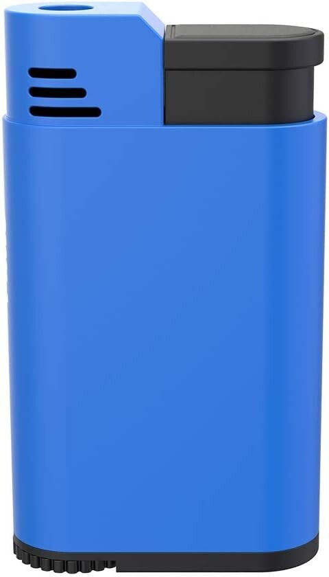 Palio Torcia Single Jet Flame Lighter, Refillable, Adjustable Torch Flame, Blue
