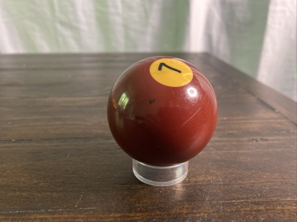 Vintage pool billiards REPLACEMENT BALL number 7