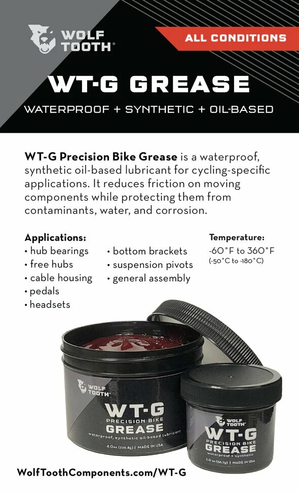 Wolf Tooth WT-G Precision Bike Grease. 2 oz.