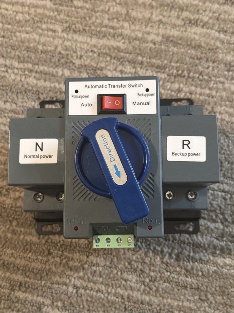 Dual Power Automatic Transfer Switch, 2P 63A 110V  50/60Hz