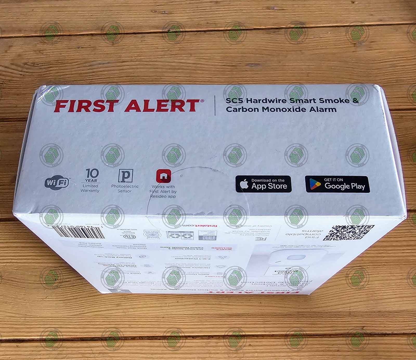 First Alert SC5 Smart Smoke and Carbon Monoxide Alarm ~Wired~ Brand New Sealed