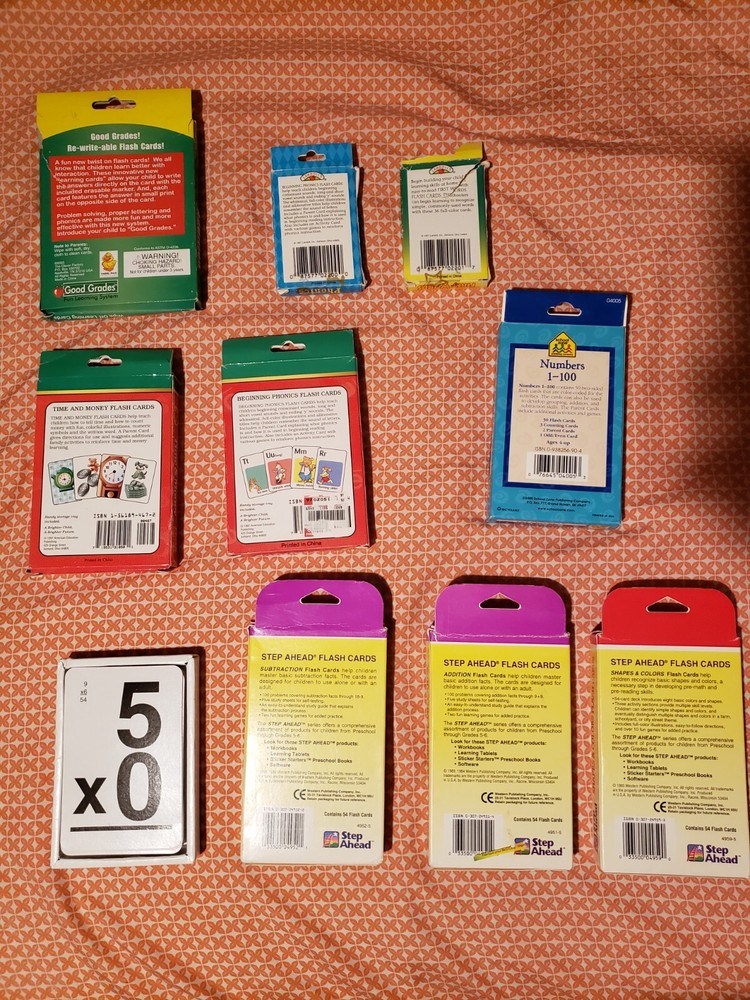 Vintage Flash Cards. Multiple Learning Cards. Phonics. Teachers Bundle!