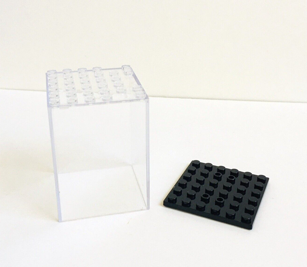 6 pcs Acrylic Display Case for Lego Minifigures Stackable ( Cases Only ) L-195