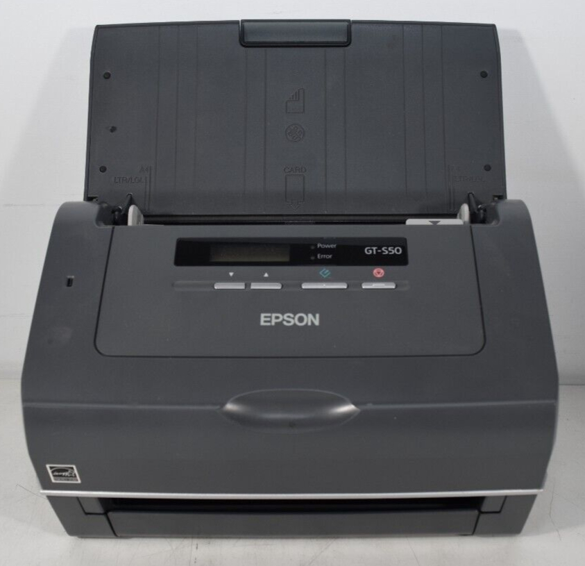 Epson GT-S50 Color Sheetfed Document Scanner Read Description