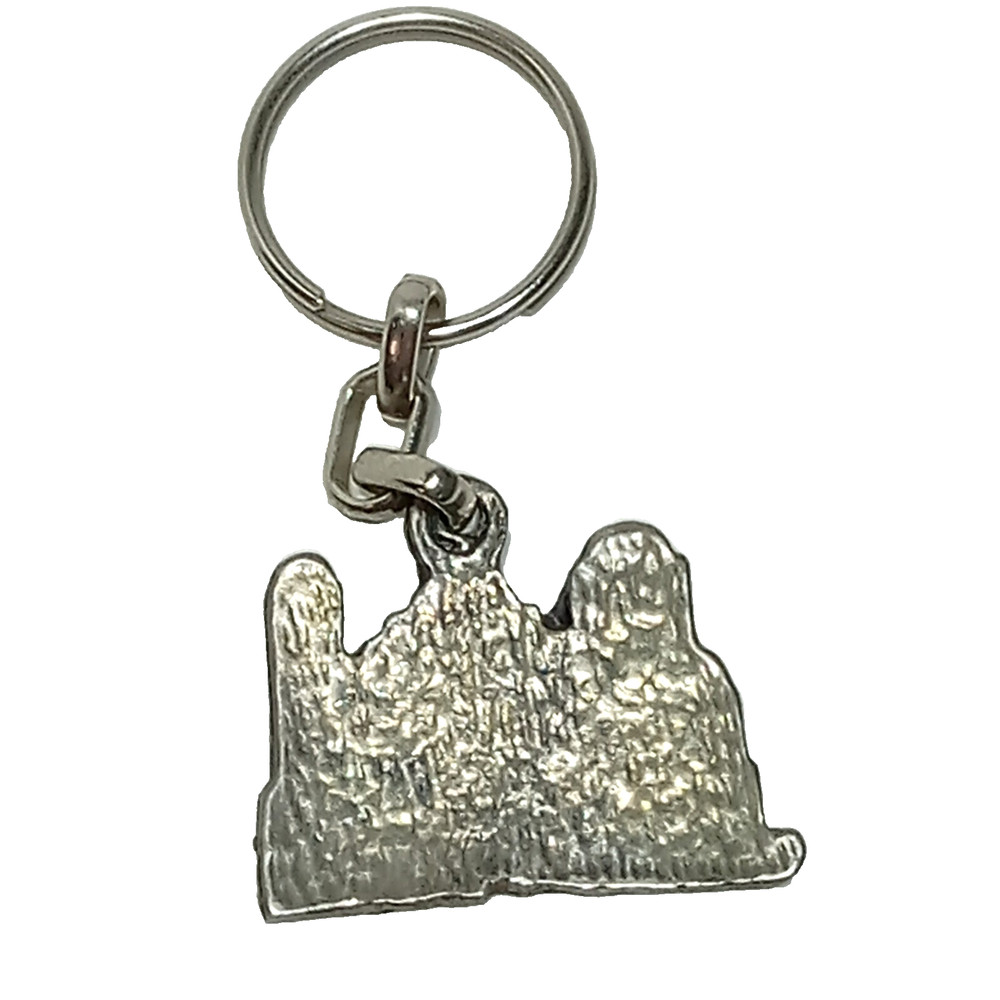 Jerusalem Keychain Metal Key Chain Key Fob Ring