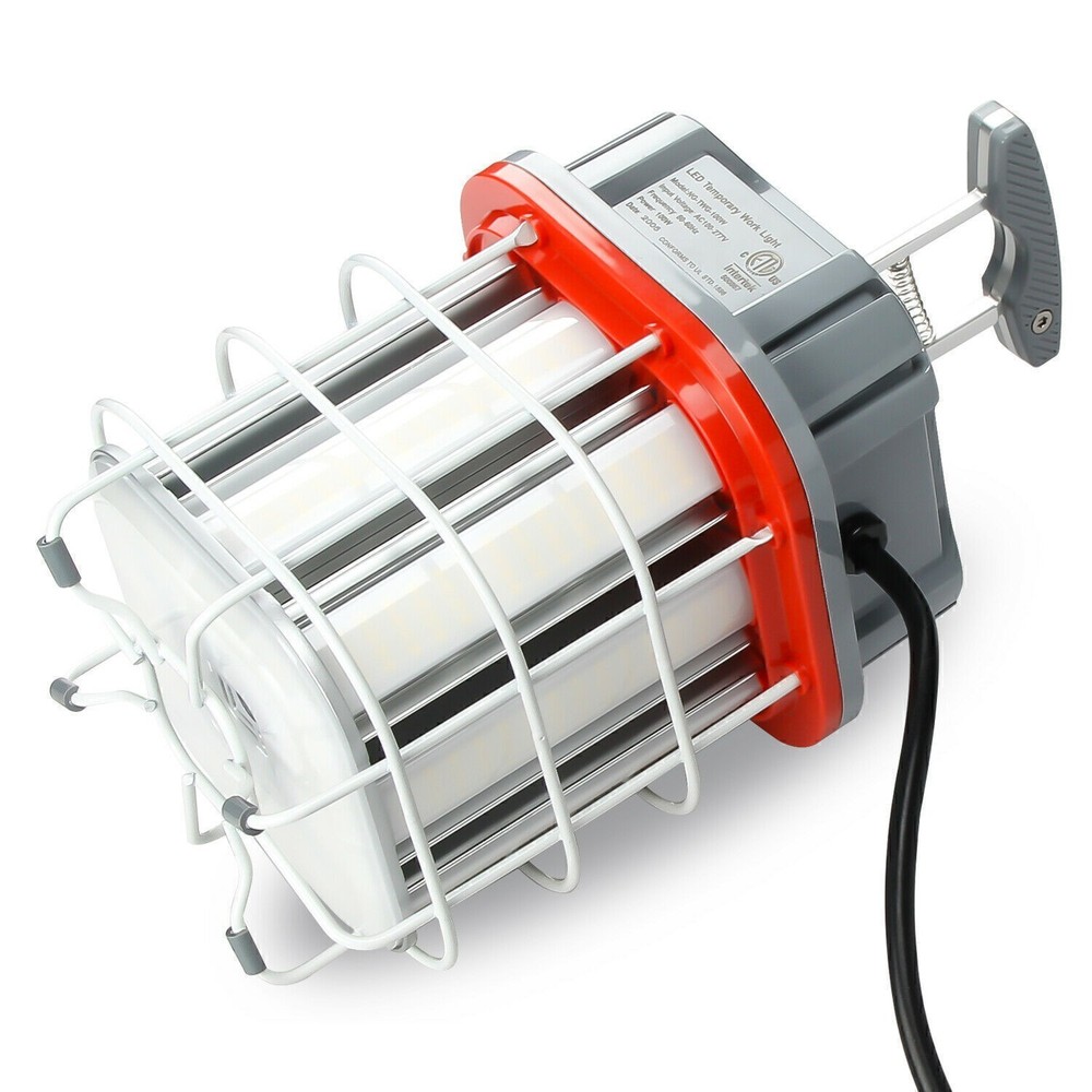 100W Linkable LED Temporary Work Light Construction Jobsite Hanging Lamp