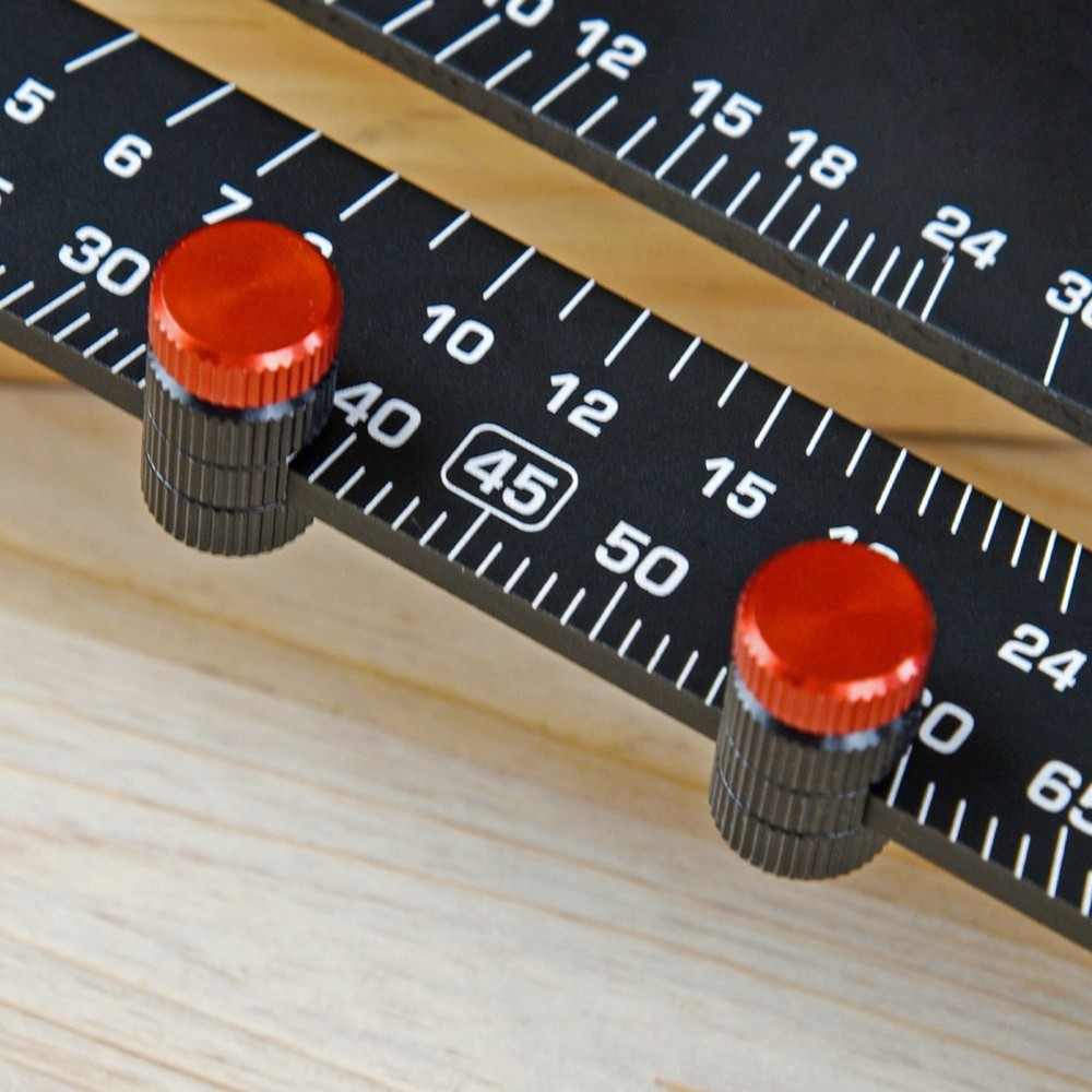 Set of 2 Triangular Measuring Clamps for Office Classroom and Construction