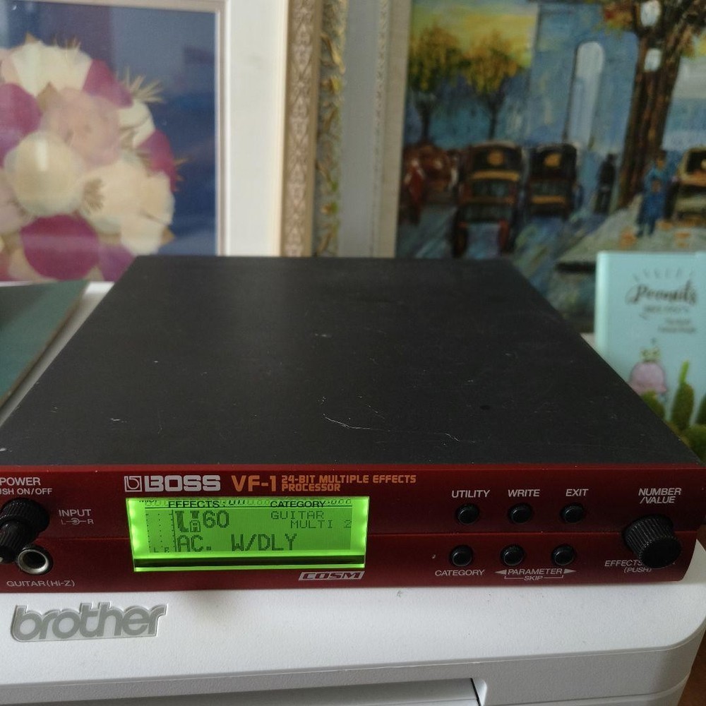 Boss VF-1 24-bit Multi Effects Processor Half Rack Made in Japan Tested Working