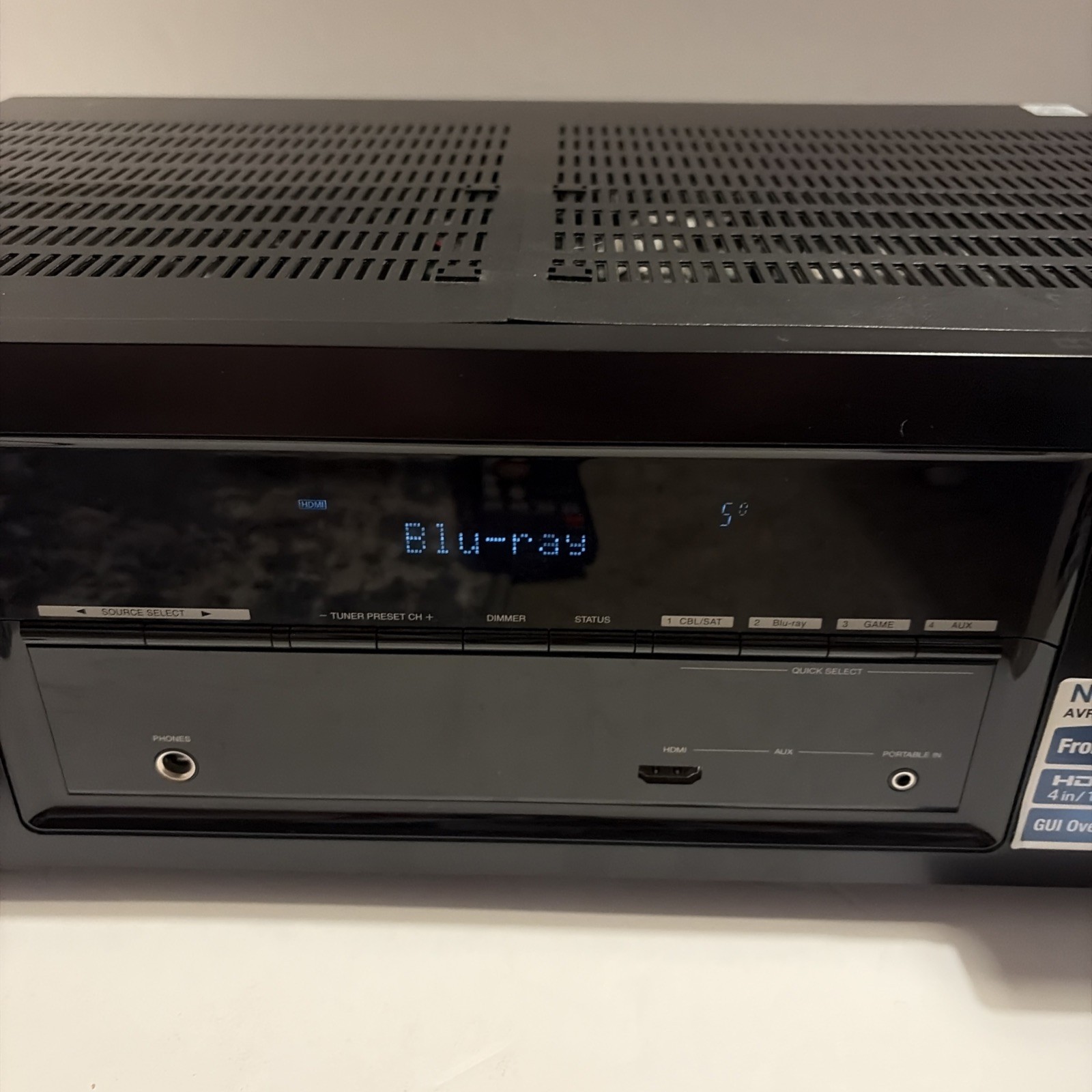 Denon AVR-1513 5.1 Ch HDMI Network Home Theater Receiver Stereo + Remote Bundle