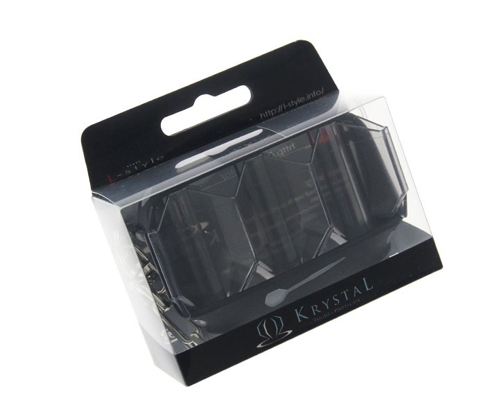 L-style Crystal Clear Black Flight Case