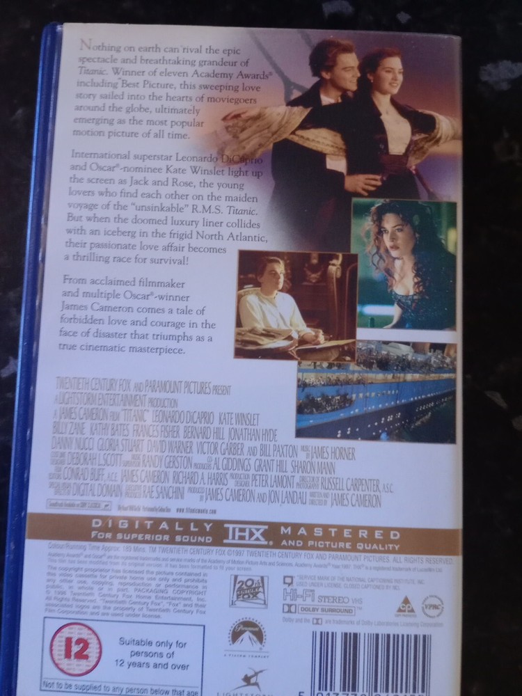 Titanic (VHS/SUR, 1998)