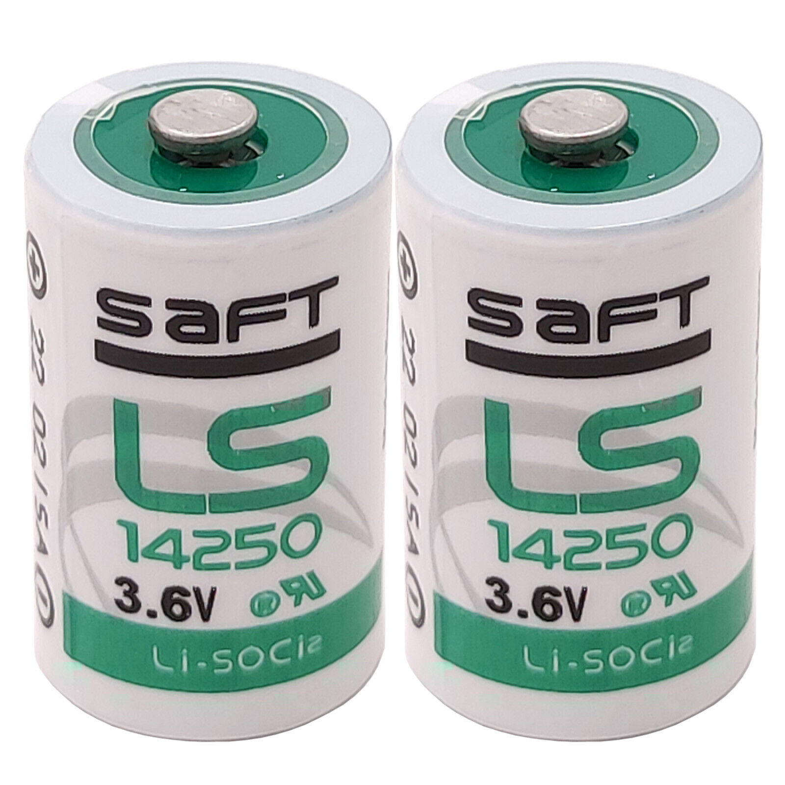 100-Pack batteries for SAFT LS14250 3.6V 1/2 AA Lithium Battery