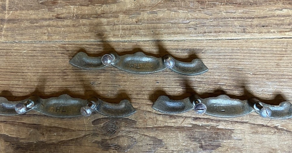 3x 1930/40’s Drawer Handles