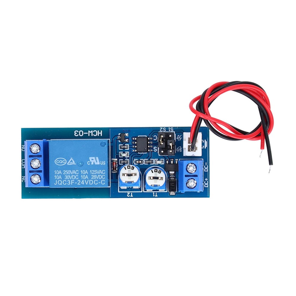 Relay Module Time Delay Board Infinite Cycling Single Timing Modes 24V