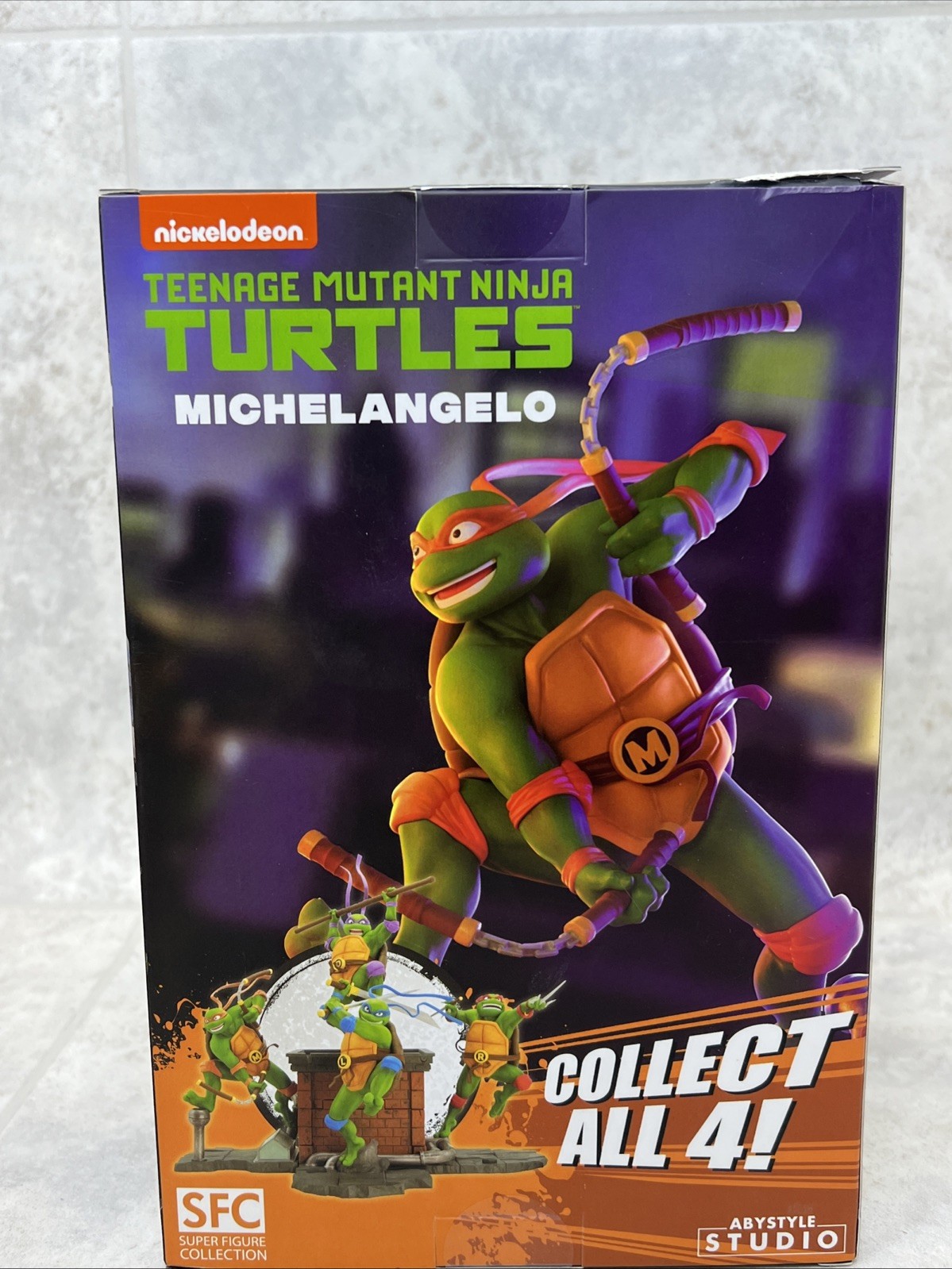 Teenage Mutant Ninja Turtles Michelangelo 7.7" Tall Sfc ABYstyle Studio- See Pic