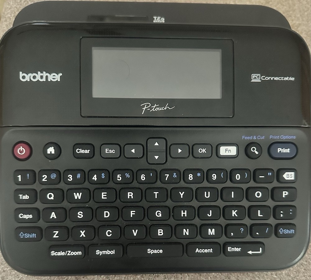 Brother P-Touch PT-D600 PC Connectable Color Display Label Printer